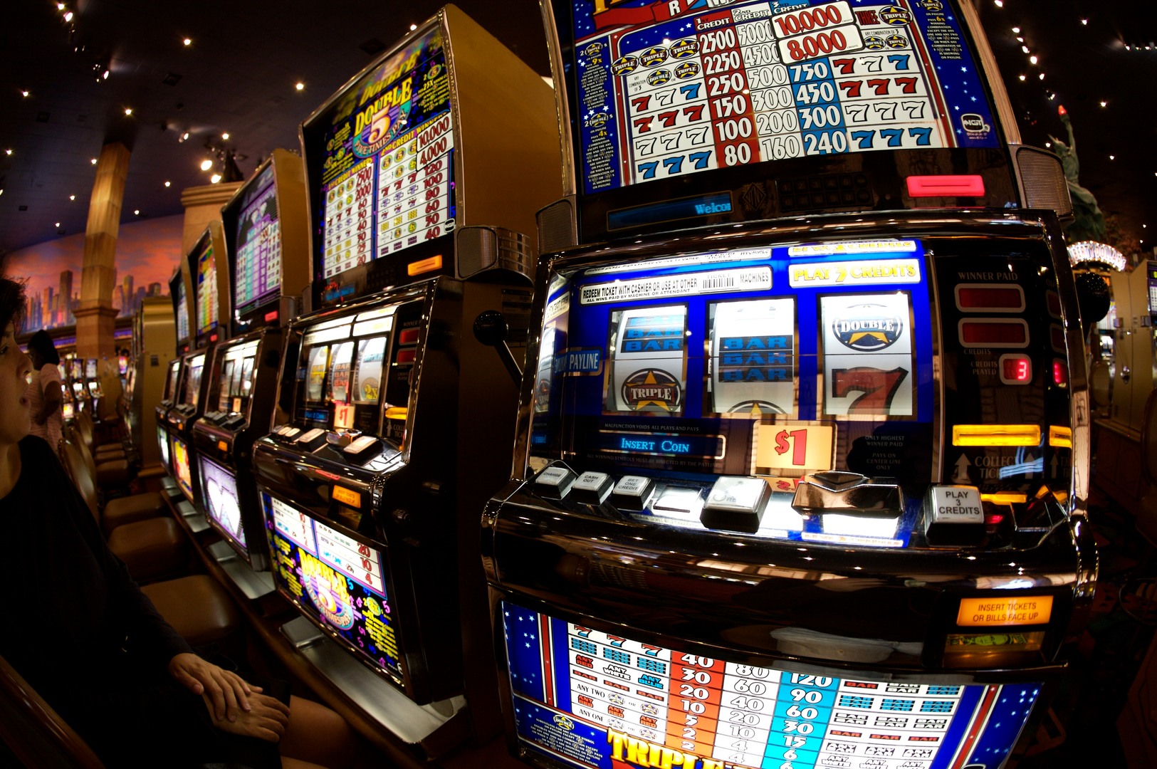 Within a slot machine